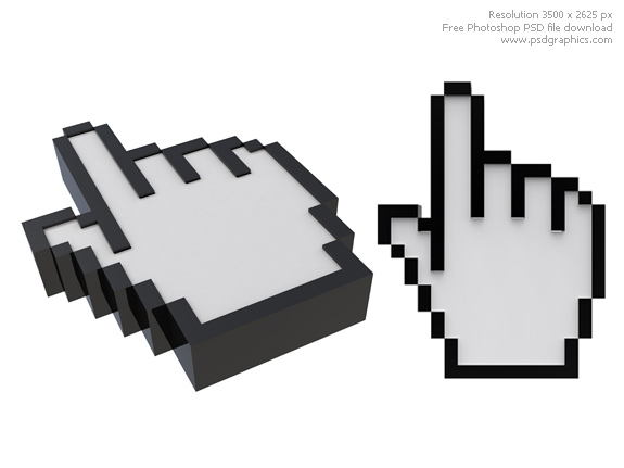 575x431 Hand Cursor Psdgraphics
