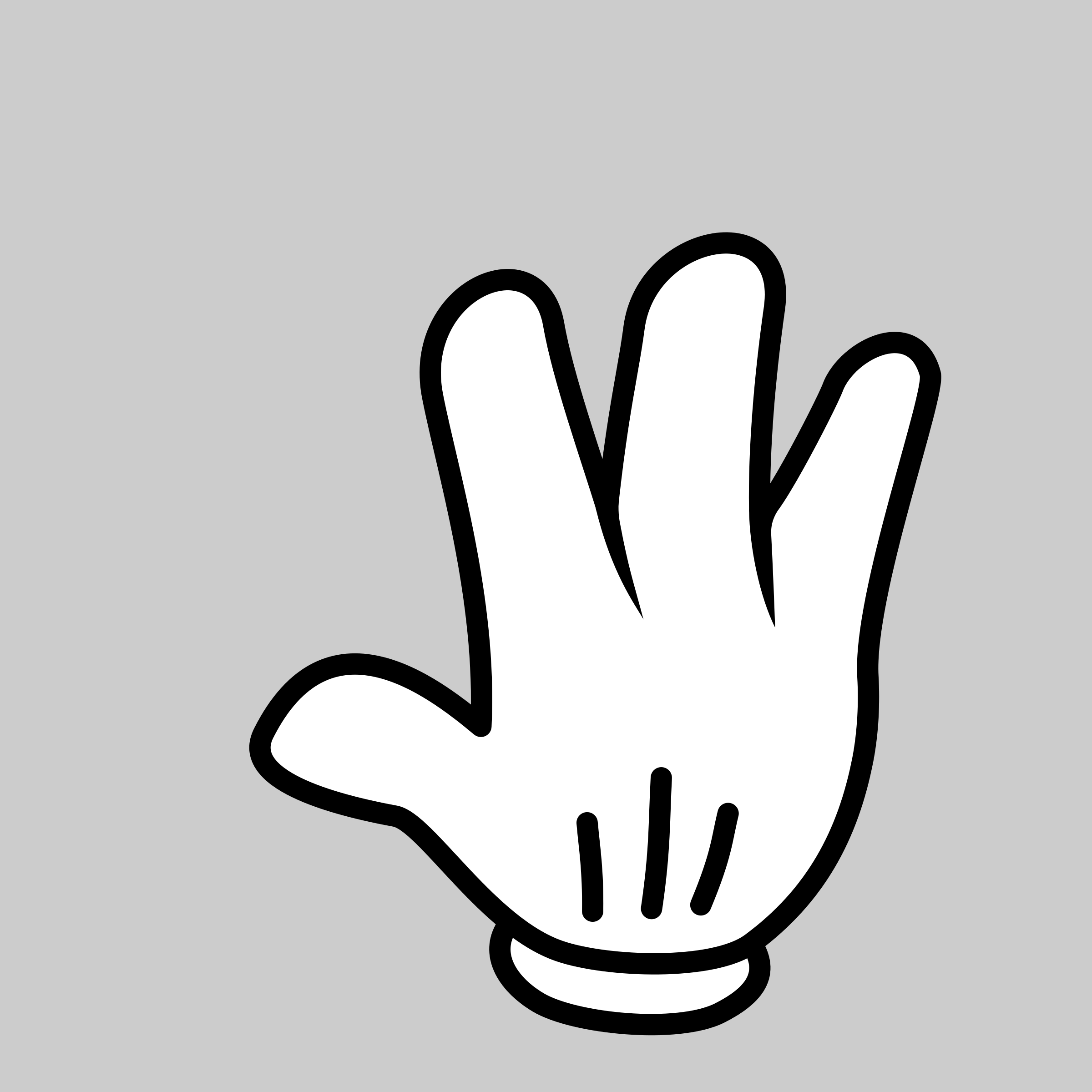 2400x2400 Mouse Hand Icon Png