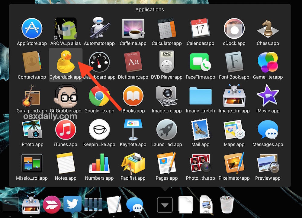 1000x722 Highlight Stack Items On Hover In Mac Os X Dock