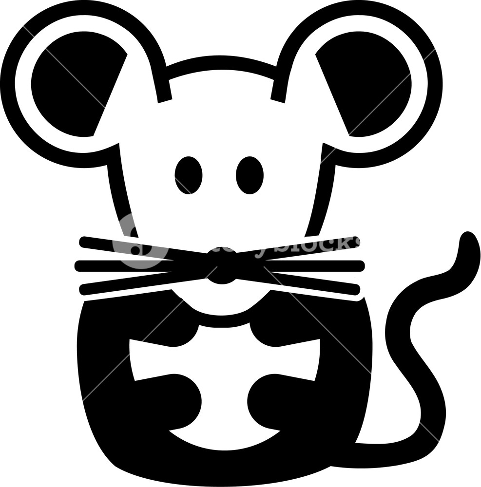 987x1000 Cute Mouse Icon Rat Royalty Free Stock Image
