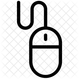256x256 Computer Mouse Icon Of Line Style
