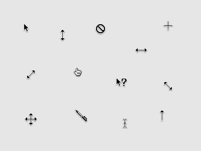 400x300 Basic Cursor Png Pack