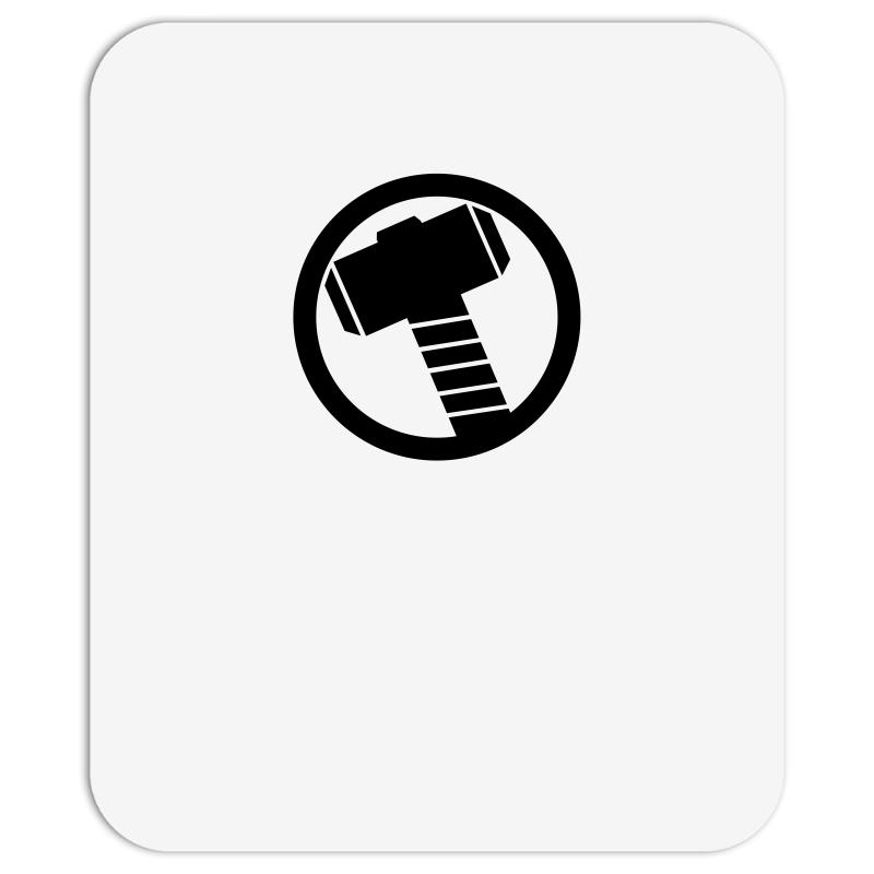 800x800 Custom Thor Hammer Icon Mousepad