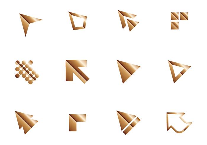700x490 Shiny Mouse Pointer Icon Vector