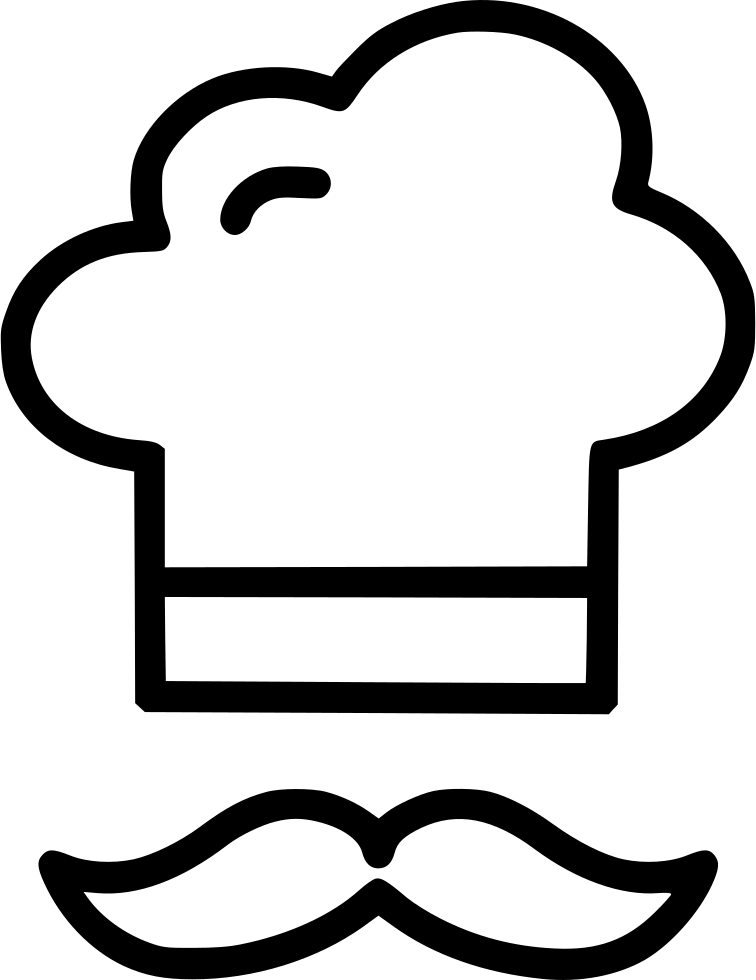 756x980 Chef Hat Moustache Png Icon Free Download