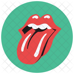 256x256 Mouth Icon Of Flat Style
