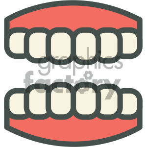 300x300 Mouth Dental Vector Flat Icon Designs Clipart Royalty Free Gif