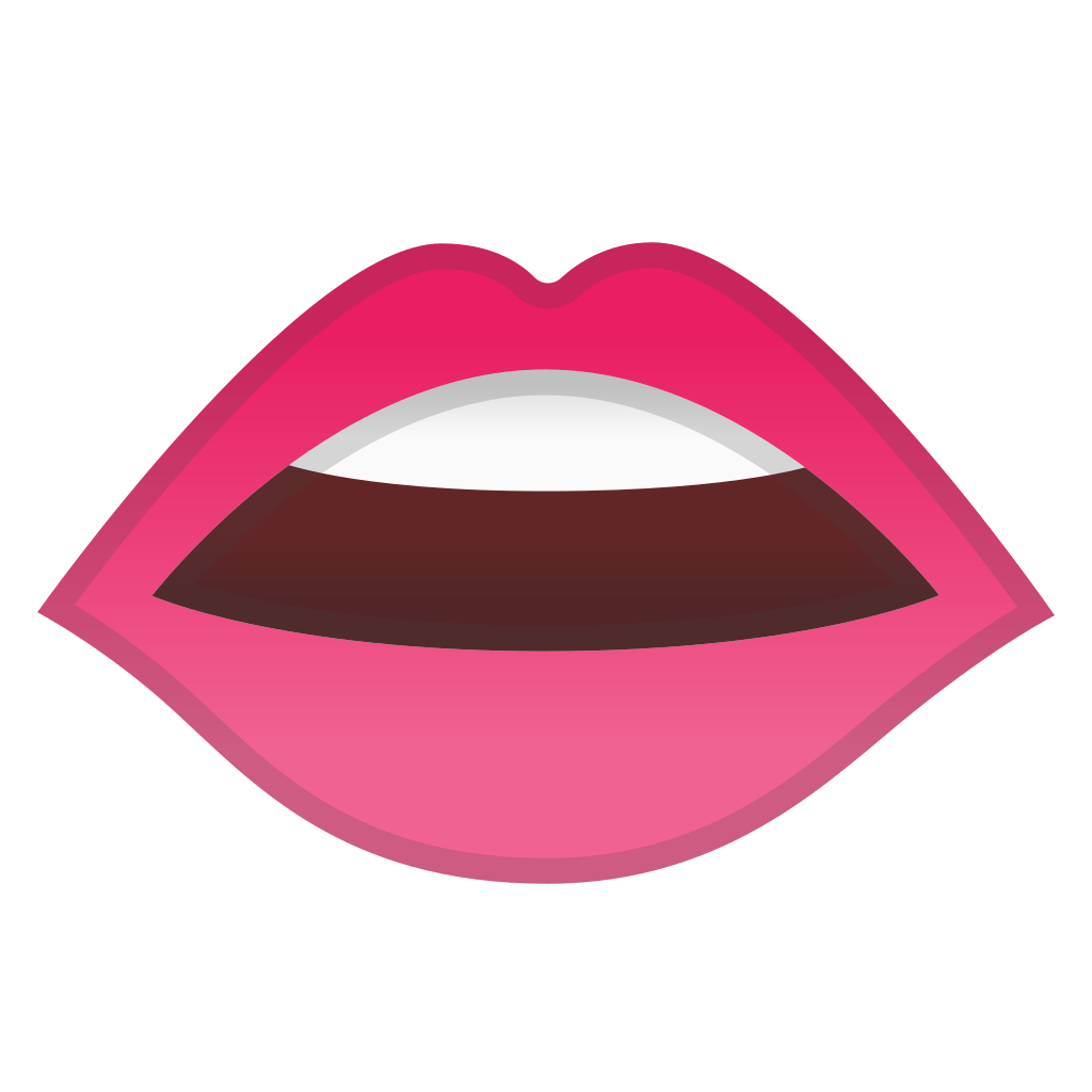 1024x1024 Mouth Icon Noto Emoji Clothing Objects Iconset Google