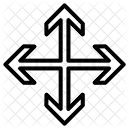 256x256 Move Icon Of Line Style