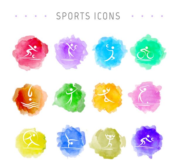 600x569 Water Painting Movement Icon Vector Free Vectors