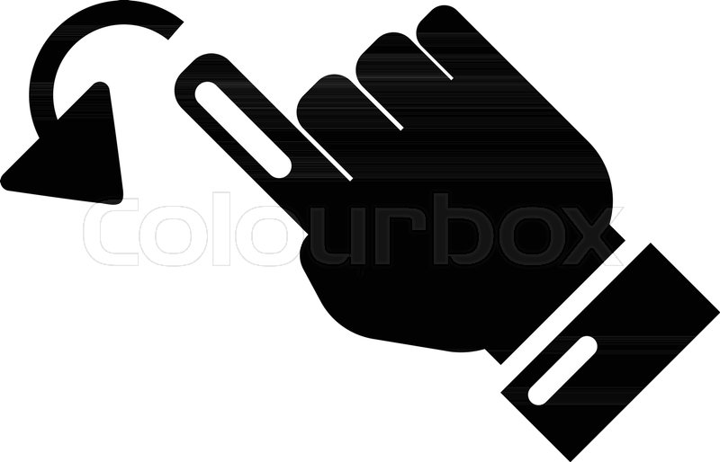 800x514 Cursor Movement Icon Simple Stock Vector Colourbox