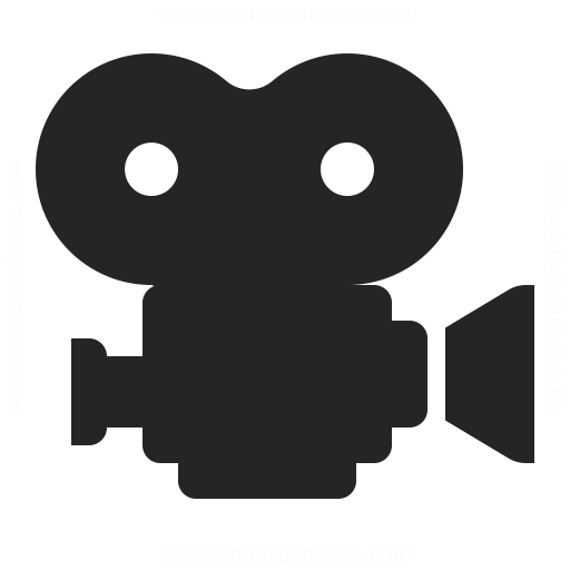 512x512 Movie Camera Icon Iconexperience