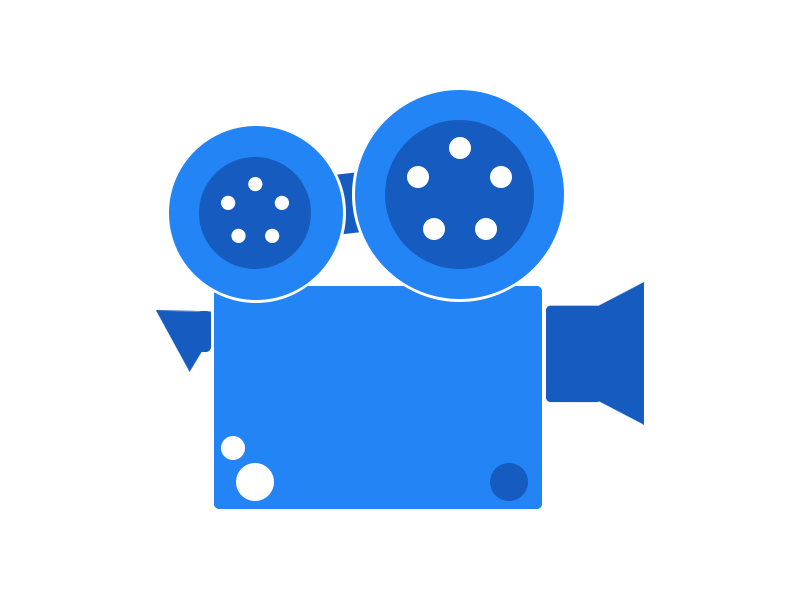 800x600 Retro Movie Camera Icon