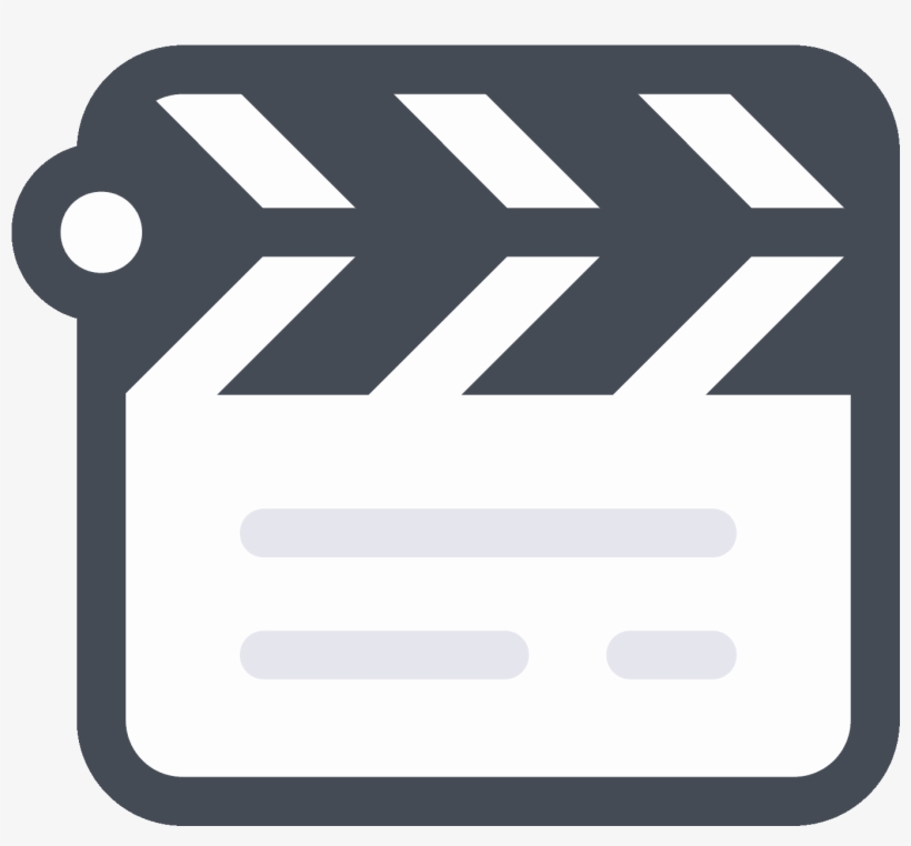 820x762 Movie Clapper Icon