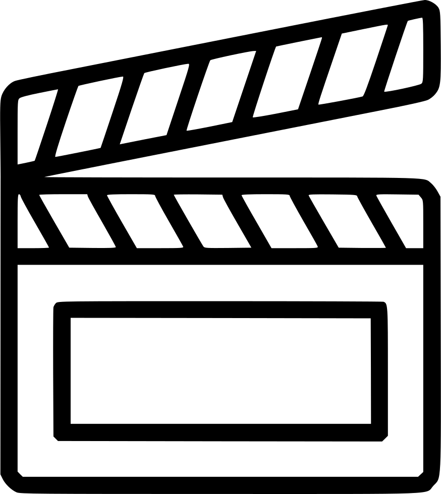874x980 Video Film Clapper Media Movie Cinema Director Png Icon Free