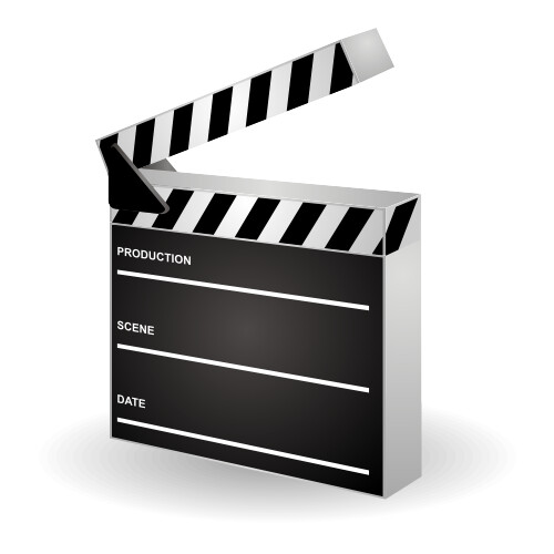 500x500 Movie Clapper Icon Movie Clapper Icon Vector