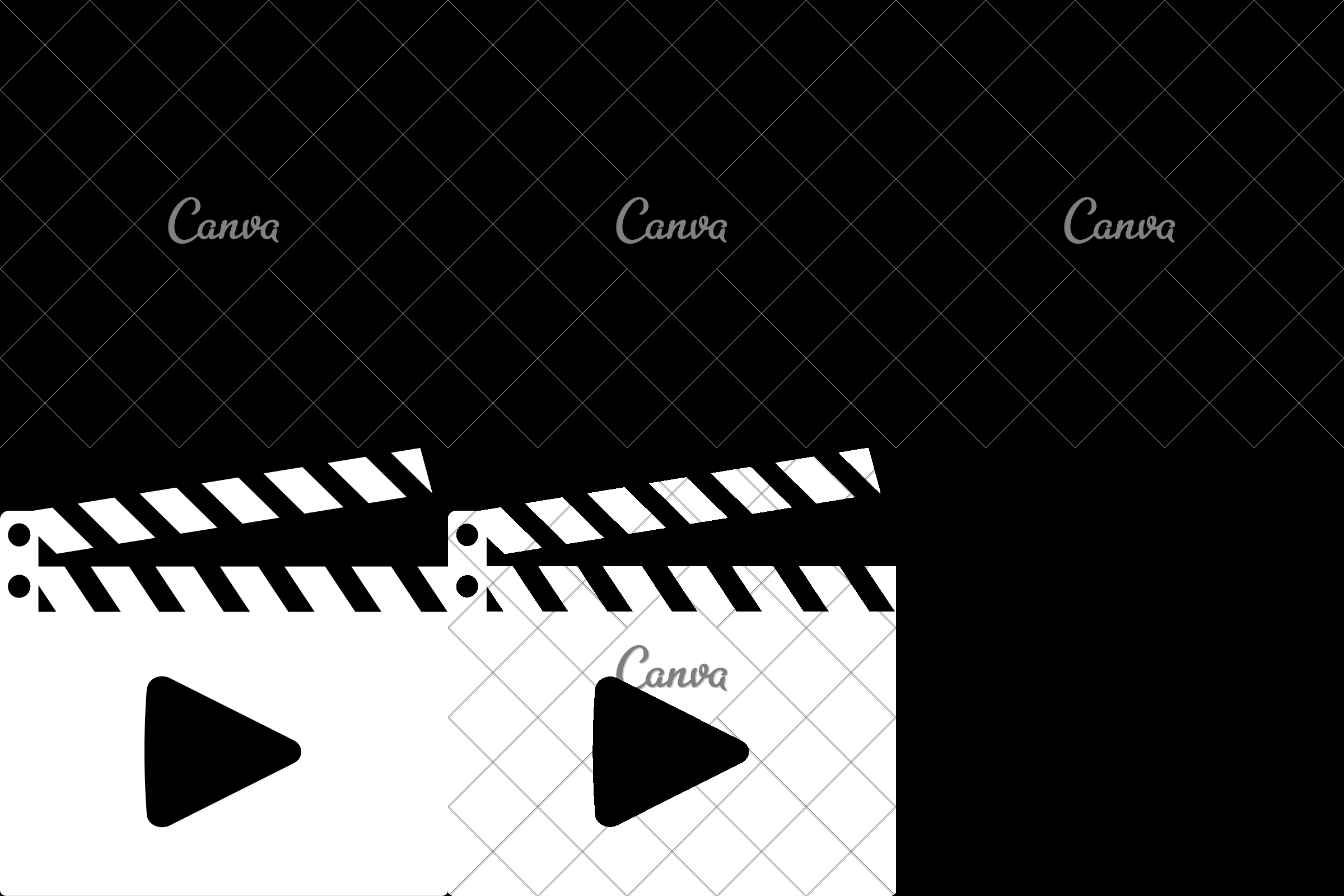 2400x1600 Black And White Icon Of Movie Clapper