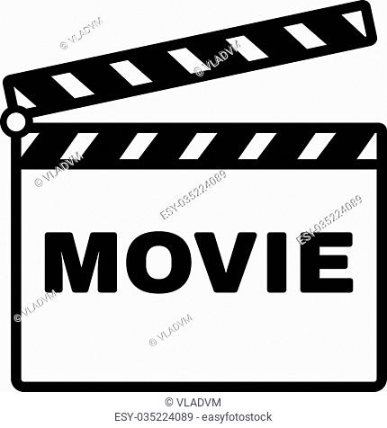 430x476 Cinema Clapper Icon Sign Stock Photos And Images Age Fotostock