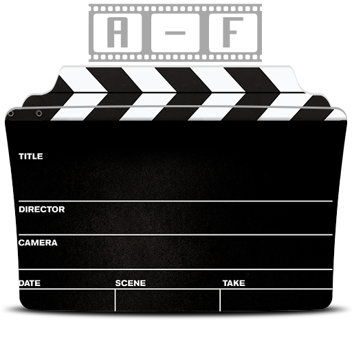 512x512 A To F Movie Collection Icon Folder