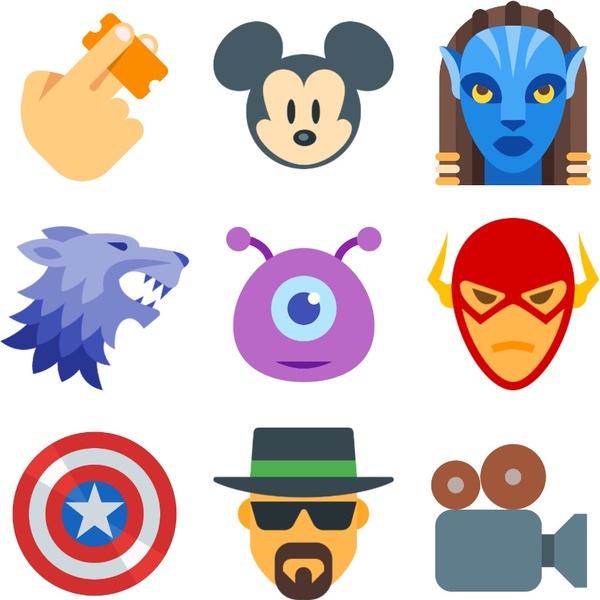 600x600 Movie Icons Collection