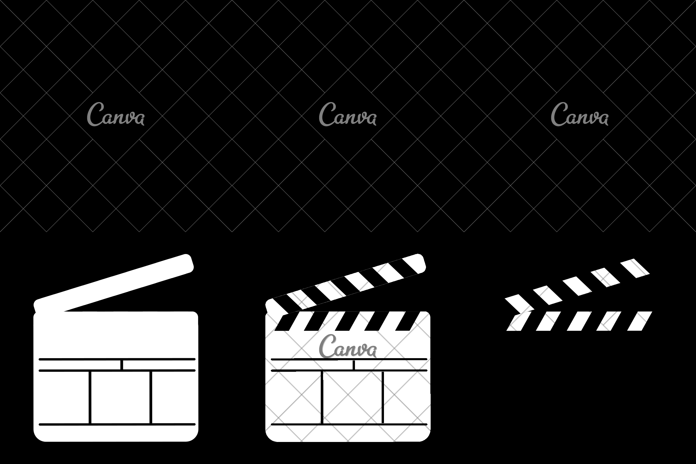 2400x1600 Clapper Film Movie Isolated Icon
