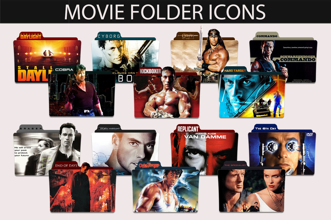 Movie Folder Icon Pack