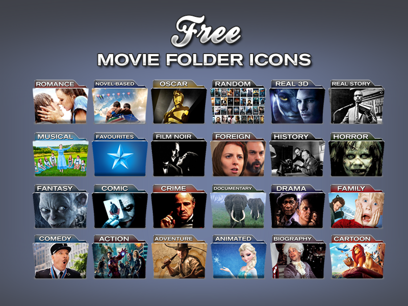 800x600 Free Movie Folder Icons Free Icon Packs Ui Download