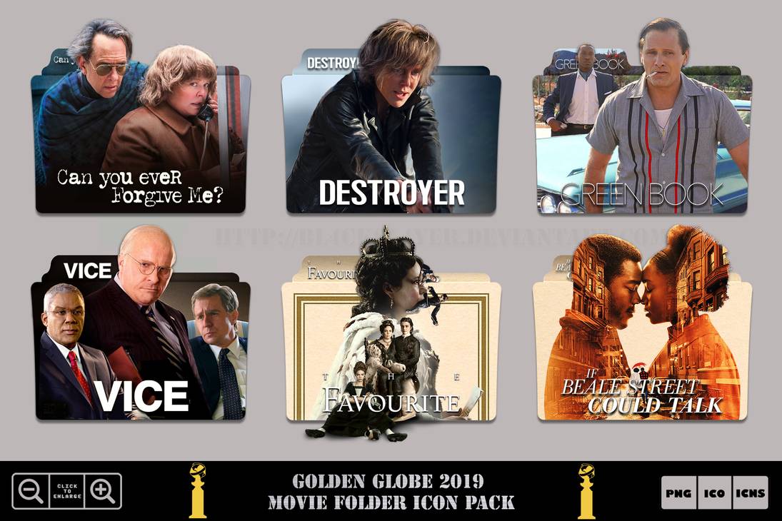 1095x730 Golden Globe Movie Folder Icon Pack