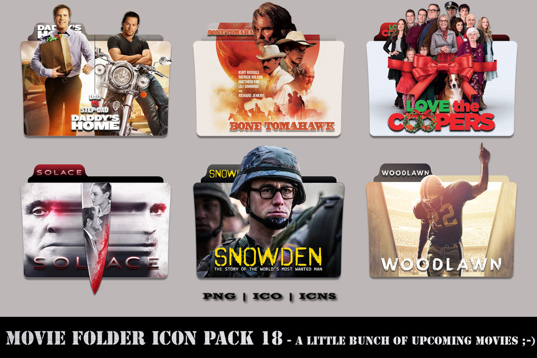 1095x730 Movie Folder Icon Pack
