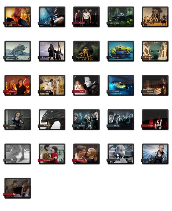 Movie Genre Free Icon Packs Ui Download 600x739 Movie Genre Free Icon Packs Ui Download