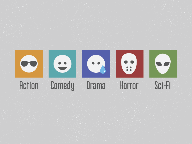 Movie Genre Icons 800x600 Movie Genre Icons