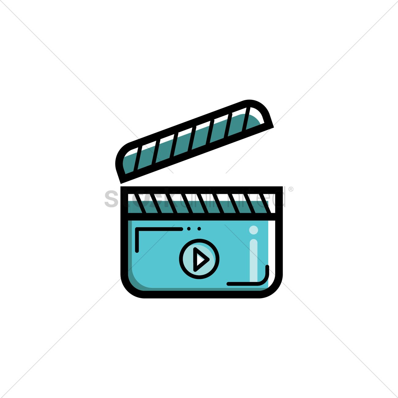 1300x1300 Movie Icon Vector Image