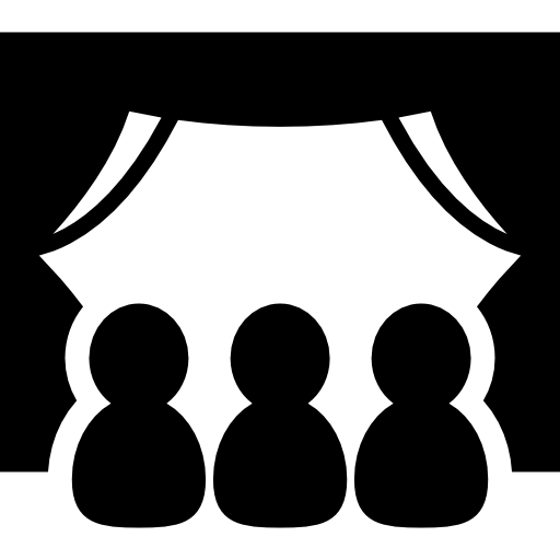 512x512 People Watching A Movie Icons Free Download