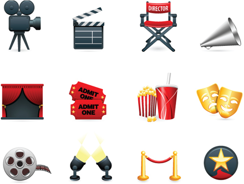 500x377 Different Film And Movie Mix Vector Free Download