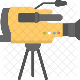 256x256 Movie Maker Icon Of Flat Style