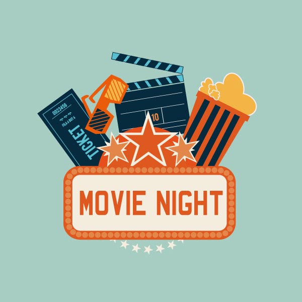 Movie Night Icon at Vectorified.com | Collection of Movie Night Icon ...