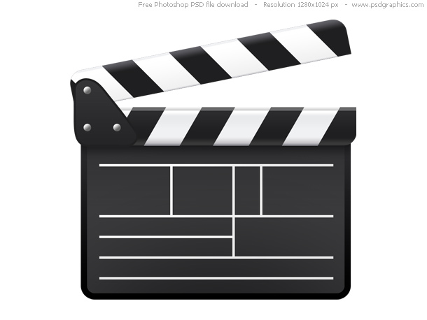610x458 Movie Clapboard Icon Psdgraphics