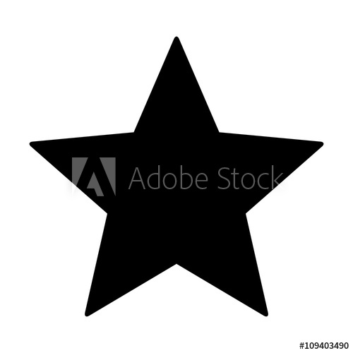 500x500 Star Rating, Movie Star Or Favorite Flat Icon For Apps
