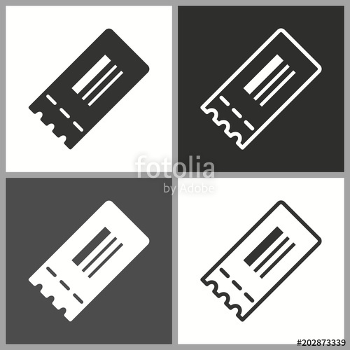 500x500 Movie Ticket Icon Stock Image And Royalty Free Vector