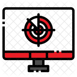 256x256 Movie Trailer Icon Of Colored Outline Style