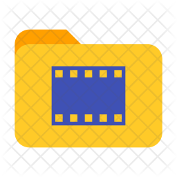 256x256 Movies Folder Icon Of Flat Style