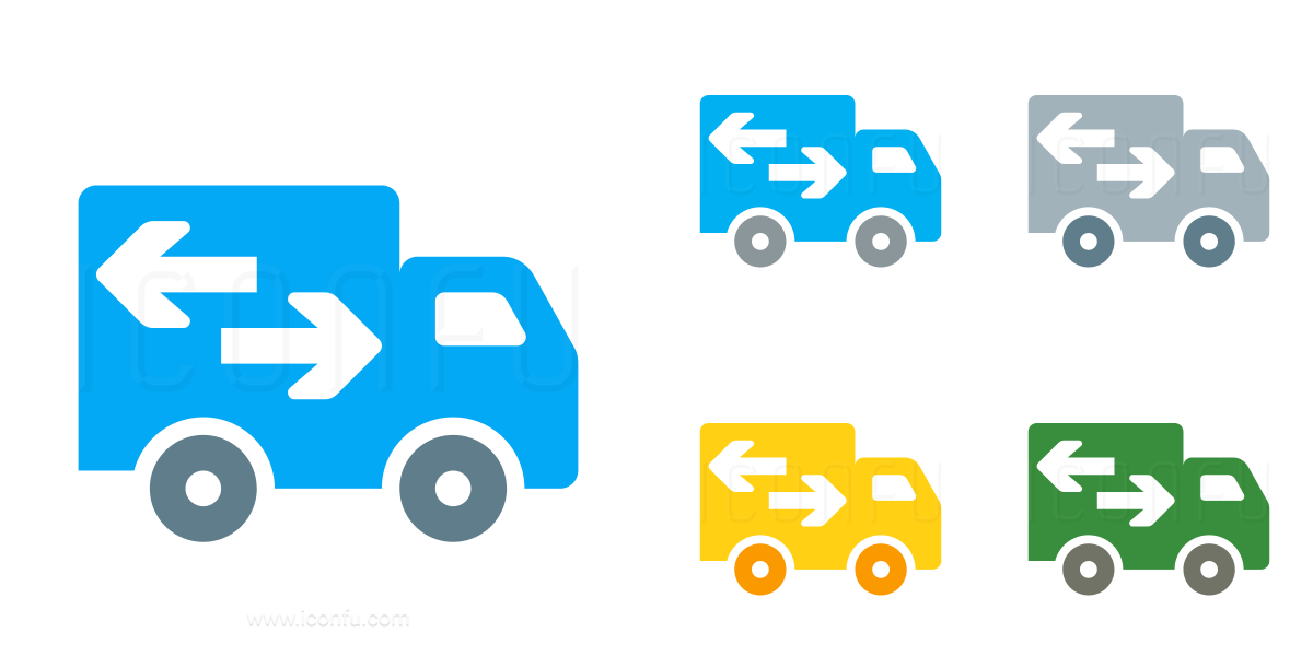 1200x600 Moving Truck Icon