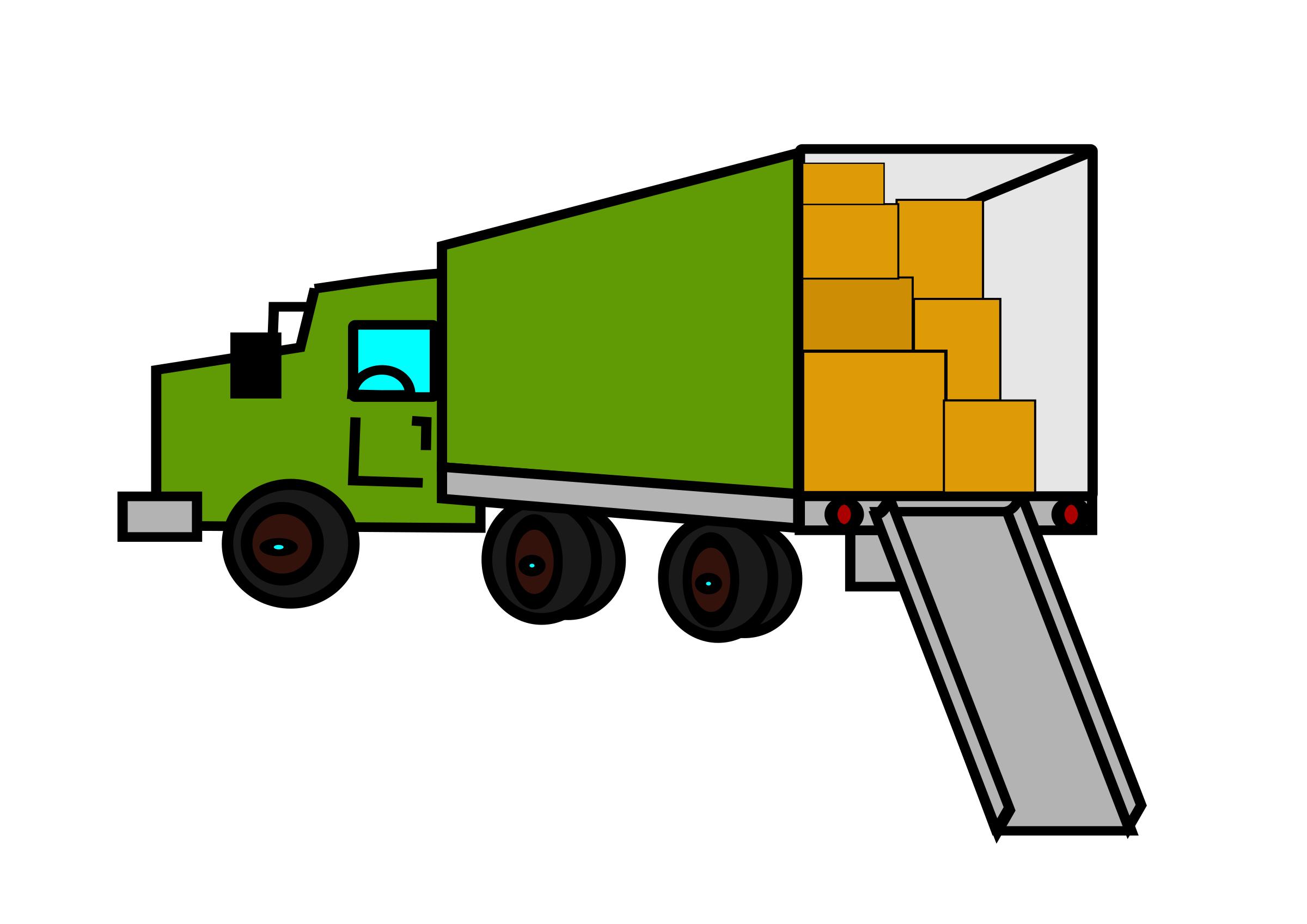 2400x1697 Moving Truck Icons Png