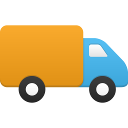 256x256 Moving Truck Clipart