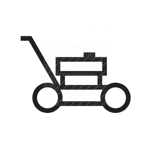 600x600 Lawn Mower Line Icon