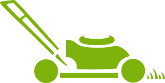 338x171 Lawnmower Icon Happy Green Services