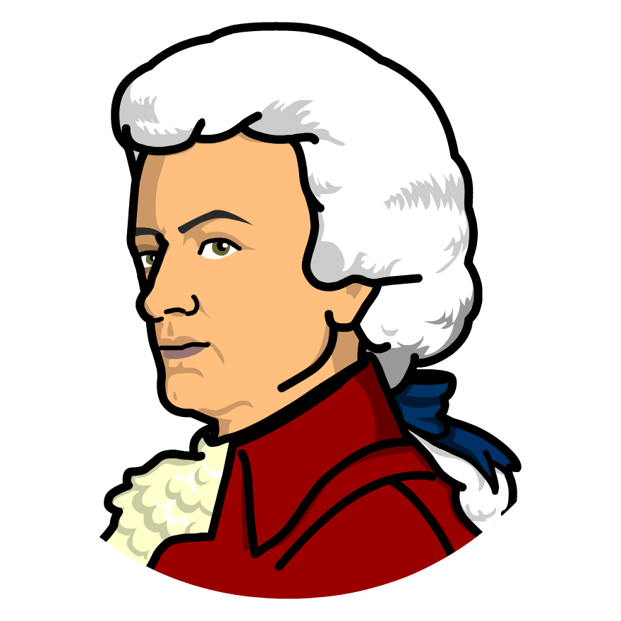 Mozart Icon at Vectorified.com | Collection of Mozart Icon free for ...