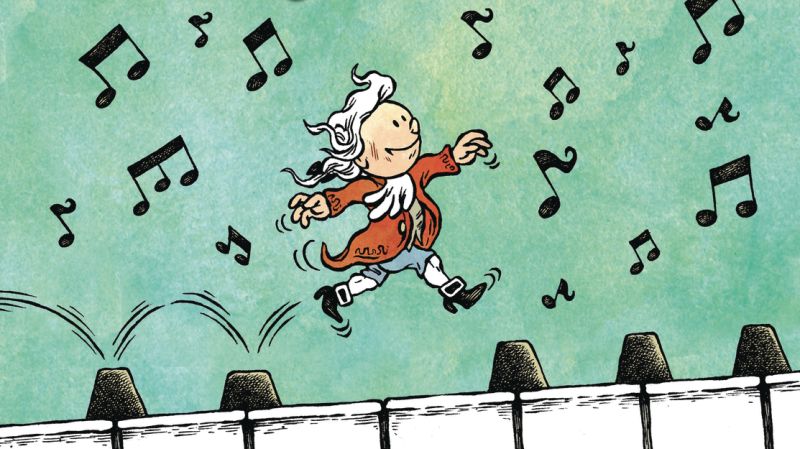 800x449 Young Mozart Composes Kid Friendly Comic Strips Around A Musical Icon
