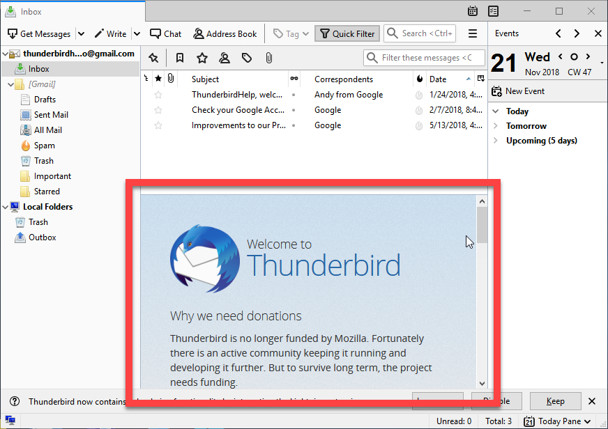 mozilla thunderbird themes for windows 10