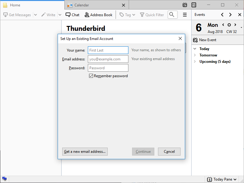 800x600 Mozilla Thunderbird Portable